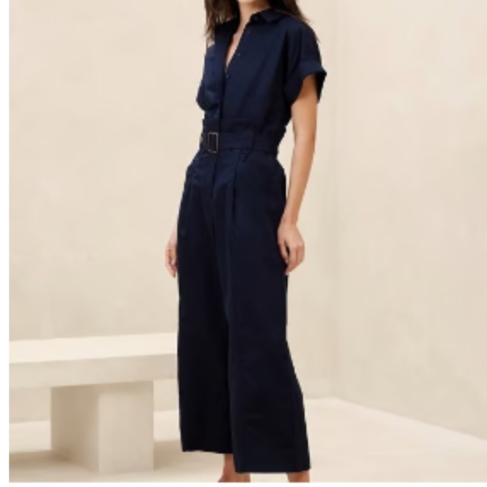 Banana Republic Linen Blend Jumpsuit // New With Tags